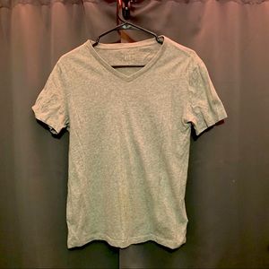 Gap Men’s XS Gray/Green V-Neck Tee Shirt